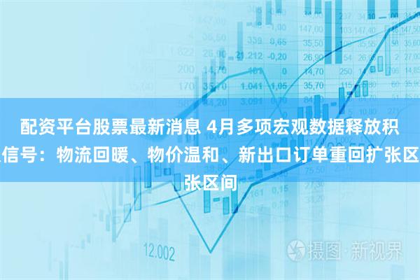 配资平台股票最新消息 4月多项宏观数据释放积极信号：物流回暖、物价温和、新出口订单重回扩张区间
